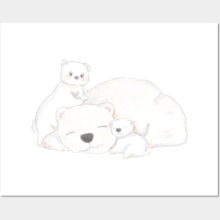 Baby Bear and Mommy Bear Posters and Art